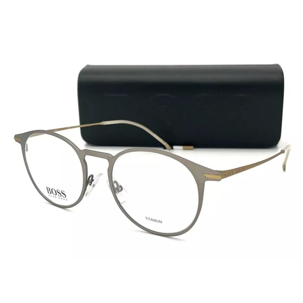 HUGO BOSS 1252 R81 Matte Ruthenium / Demo Lens 50mm Eyeglasses
